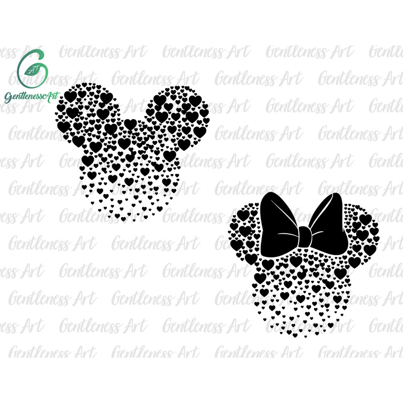 Bundle Mouse Icon Black Heart Svg, Valentine Day Svg, Heart Svg, Lover Svg, Couple Svg.jpg