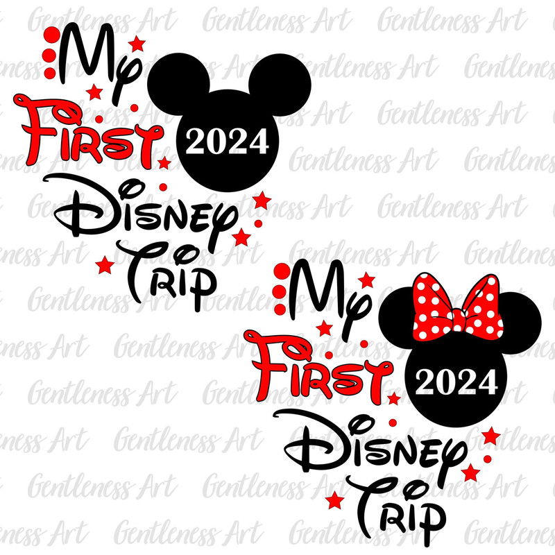 Bundle My First Trip 2024 Svg, Family Vacation Svg, Vacay Mode, Vacation Trip, Magical Kingdom, Svg, Png Files For Cricut Sublimation.jpg