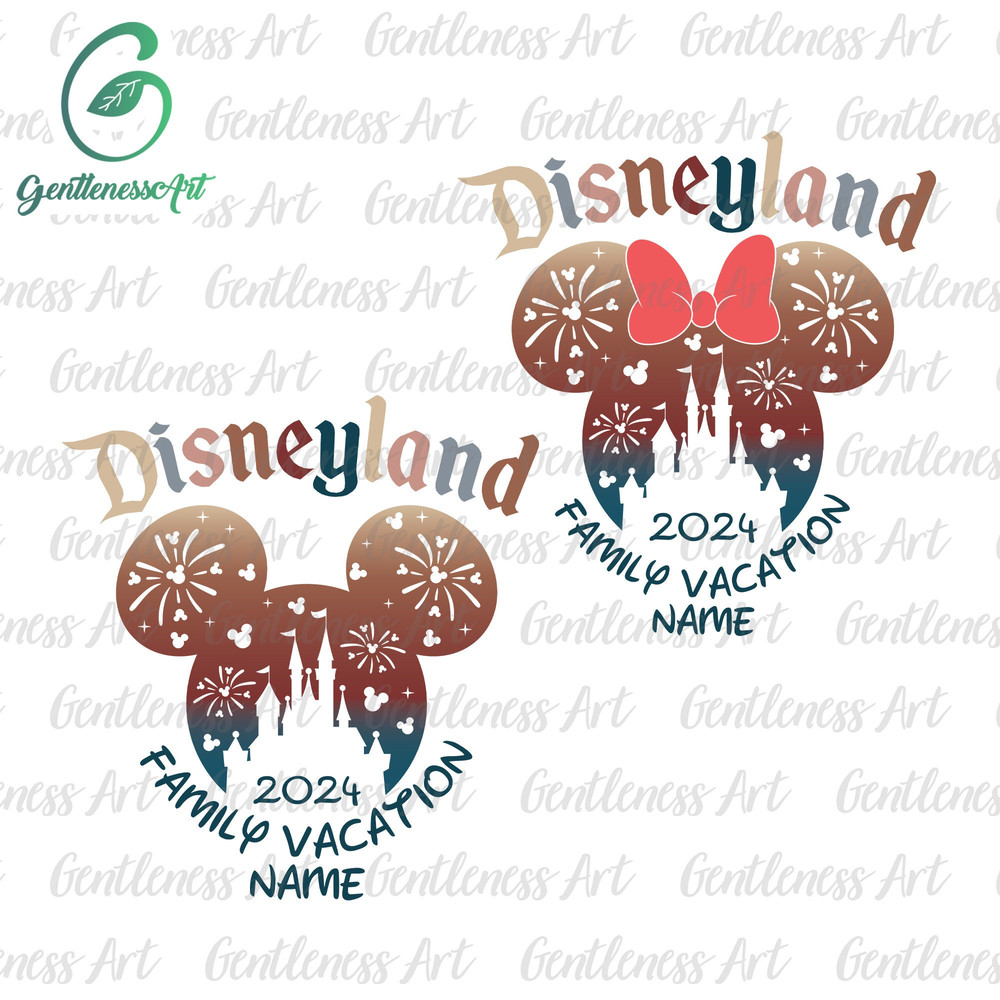 Bundle Personalized Family Vacation 2024 Svg, Vacation Trip, Mouse And Friends Svg, Magical Kingdom, Svg, Png Files For Cricut Sublimation.jpg
