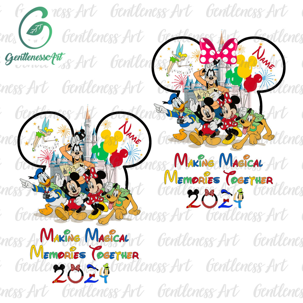 Bundle Personalized Making Magical Memories Together Png, Best Day Ever Png, Family Vacation Png, Mouse And Friends, Magical Kingdom Png.jpg