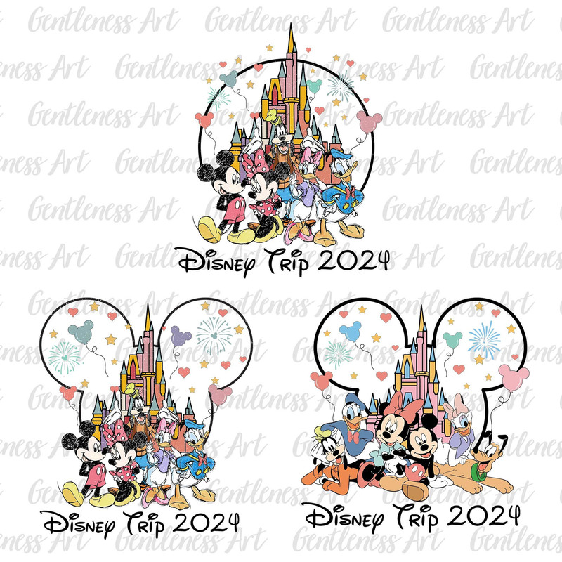 Family Trip 2024 PNG Bundle, Family Vacation Png, Vacay Mode Png, Magical Kingdom Png Shirt, Vacation 2024 Png Files For Sublimation.jpg