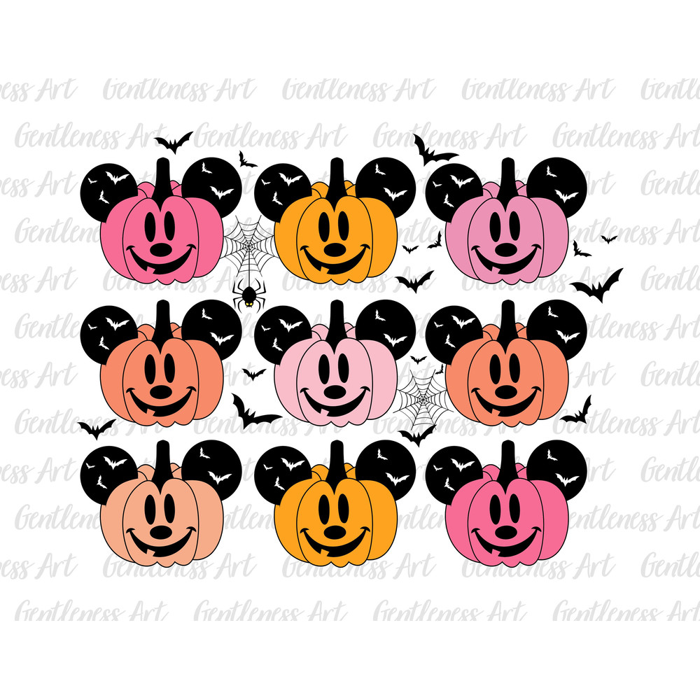 Halloween Pumpkin Mouse Head Svg, Trick Or Treat Svg, Boo Svg, Fall Svg, Spooky Vibes Svg, Svg, Png Files For Cricut Sublimation.jpg