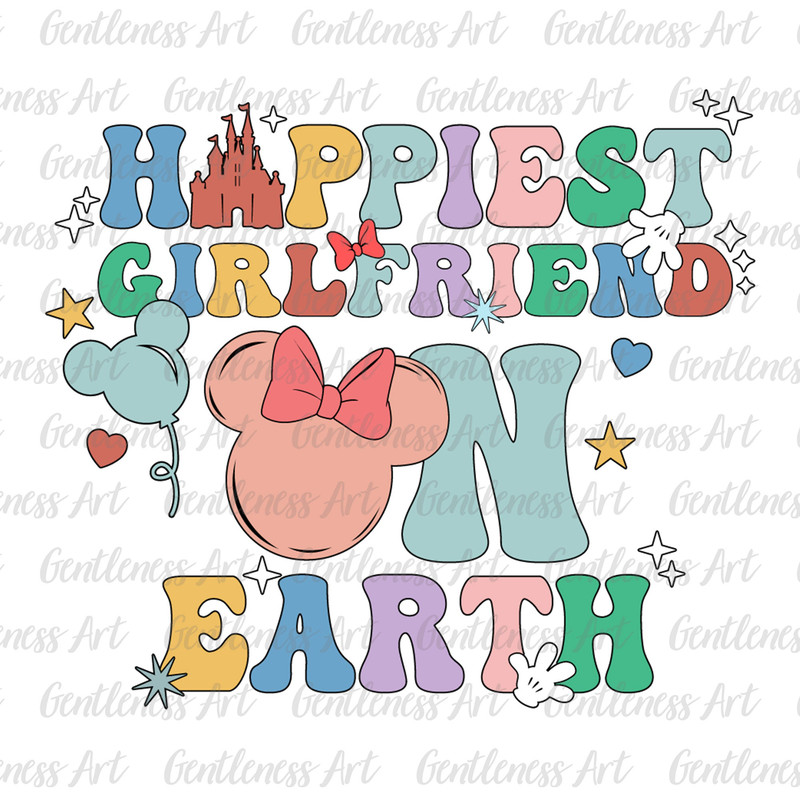 Happiest Girlfriend On Earth Svg, Family Trip Svg, Mother's Day, Vacay Mode Svg, Magical Kingdom Svg.jpg