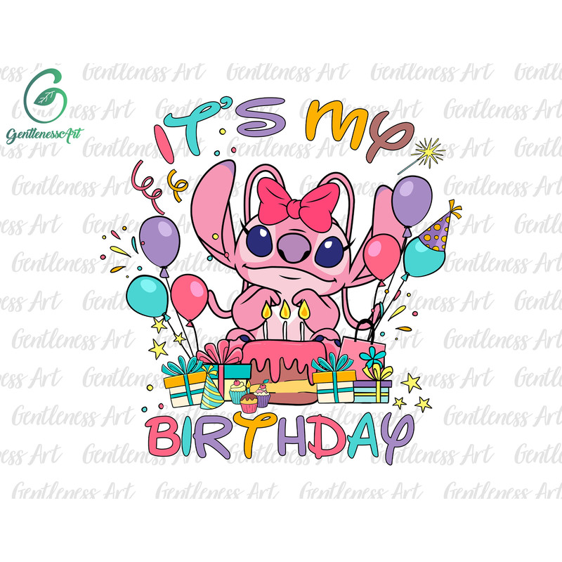 It's My Birthday Png, Happy Birthday Svg, Family Vacation Png, Magical Kingdom, Png Files For Sublimation, Only Png.jpg