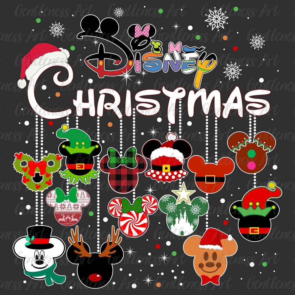 Merry Christmas 2023 Png, Christmas Character Png, Mouse and Friends, Gingerbread Christmas Friends Png, Holiday Season Png.jpg