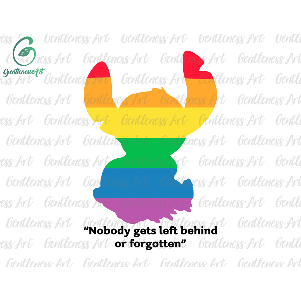 Nobody Get Left Behind, LGBT Pride Svg, LGBT Community, Rainbow Svg, Equality, Support LGBT Rights, Svg, Png Files For Cricut Sublimation.jpg
