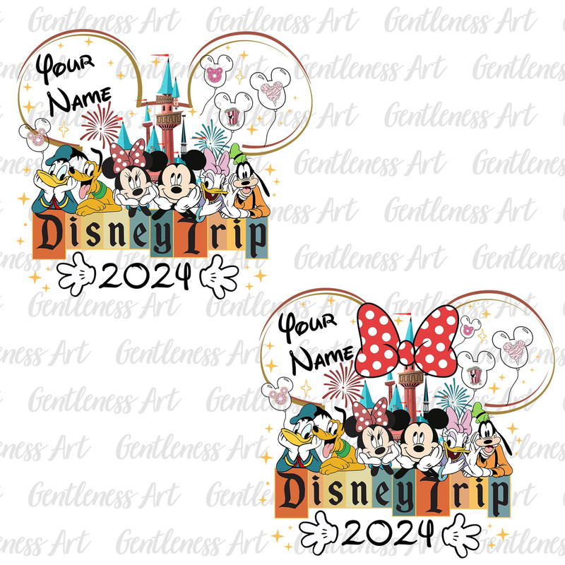 Personalized Mouse And Friends PNG, Family Trip 2024 Png, Magical Kingdom Png, Family Vacation Png, Friends Squad Png, Vacay Mode Png.jpg