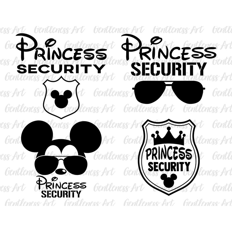 Princess Security Svg, Funny Dad Svg, Boyfriend Security Svg, Funny Girl Quote Svg, Family Trip Svg.jpg