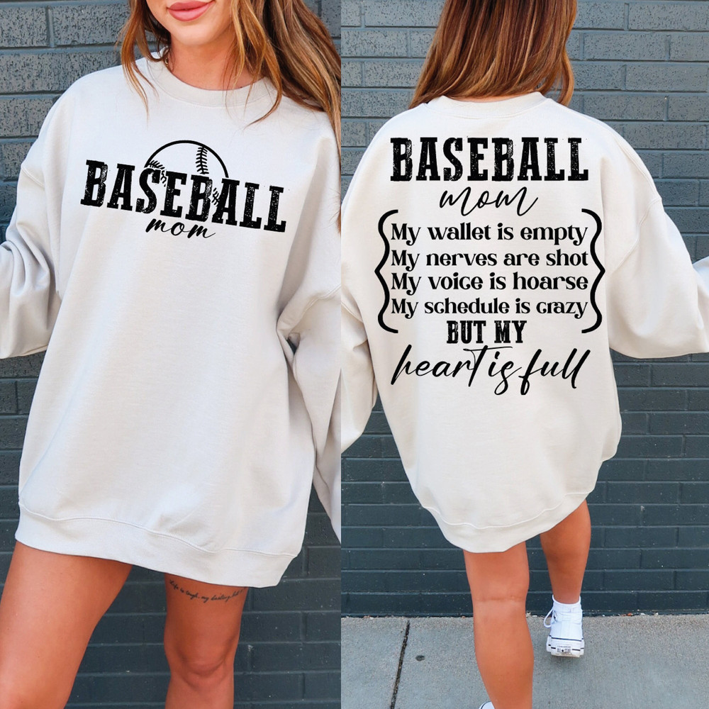 Baseball Mom Wallet is Empty Heart is Full Shirt, baseball mom svg, baseball mother svg, PNG Digital Download.jpg