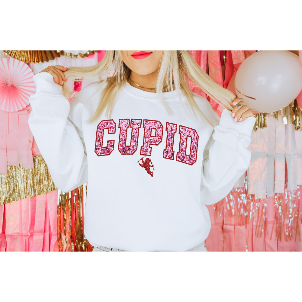 Faux Sequin Cupid Cupid PNG Valentine's Day Sublimation Digital Design Download-cupid png, xoxo png retro png, vday tshirt png.jpg
