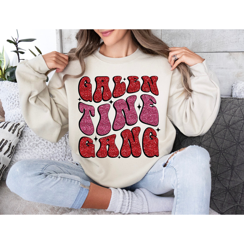 Galentines Gang Sparkly Faux Sequins Valentines Day Png, Cute Valentines Day Shirt Design, Trendy Png, Sublimation, Digital Download,.jpg
