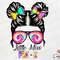 Little Miss Pre-K Messy Hair Bun Girl Png, Back to School Png, Tie Dye Messy Bun Png, Hello Pre-K Png, First Day Of School Png.jpg