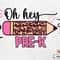 Oh Hey Pre-K Pencil Leopard Svg, Back To School Svg, First Day Of School, Teacher Svg, Leopard Print Svg files for Cricut.jpg