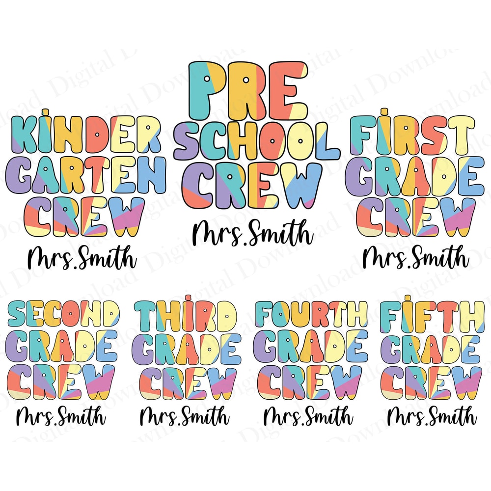 Personalization Back to School SVG Bundle, Teacher Svg, First Day of School Svg, Team Teacher Svg, Teacher Day Svg, Kindergarten Crew Svg.jpg