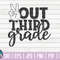 Peace out third grade SVG Last day of school quote Cut File clipart printable vector commercial use instant download.jpg