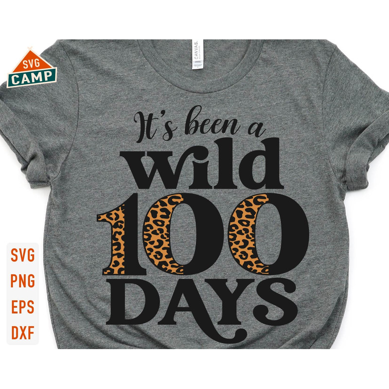 Its Been a Wild 100 Days Svg, 100 Days of School Svg, School 100th Day Svg, Back to School Svg, Teacher School Svg, 100 Days of School Shirt.jpg