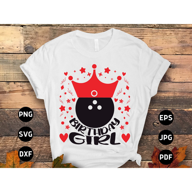Bowling Birthday Girl Svg Png, Birthday Girl Bowling Svg, Funny Bowling Lovers Gifts Svg Cut File Cricut Sublimation Design.jpg