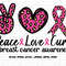 Breast Cancer Peace Love Cure Svg Png, Pink Ribbon Svg, Breast Cancer Support Svg, Leopard Pink Svg Cricut Cut File Sublimation.jpg