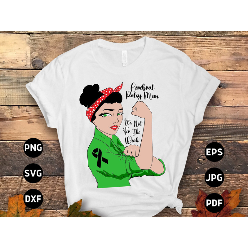 Cerebral Palsy Awareness Svg Png, Cerebral Palsy Mom Svg, Green Ribbon Svg Cricut Cut File Sublimation Designs.jpg
