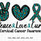 Cervical Cancer Awareness Svg Png,  Svg, Cervical Cancer Teal Ribbon Svg Cricut Sublimation Design 9.jpg