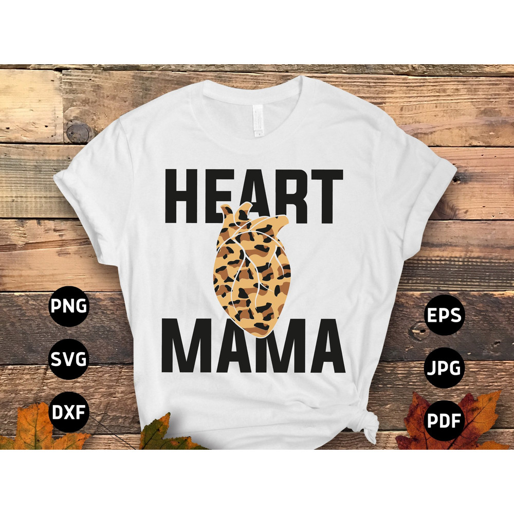 Chd Awareness Svg Png, Heart Mama Svg Leopard, Congenital Heart Defect Awareness Svg Cricut Sublimation Design.jpg