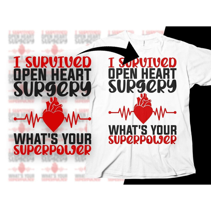 Chd Survivor Svg Png, I Survived Open Heart Surgery What's Your Superpower Svg, Congenital Heart Defect Svg Cricut.jpg