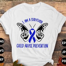 child abuse awareness svg png, i am a survivor child abuse prevention svg, blue ribbon svg, child abuse prevention cricu