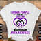 Fibromyalgia Awareness Svg Png, I Wear Purple for My Sister Svg, Purple Ribbon Fibro Support Svg Cricut File Sublimation Design.jpg