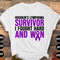 Hodgkin's Lymphoma Awareness Svg Png, Hodgkin's Lymphoma Survivor Svg, Purple Ribbon Svg Hodgkins Disease Cricut Sublimation Design.jpg