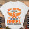 Leukemia Awareness Svg Png, My Hero is Now My Angel Svg, Leukemia Cancer Orange Ribbon Svg Cricut Sublimation.jpg