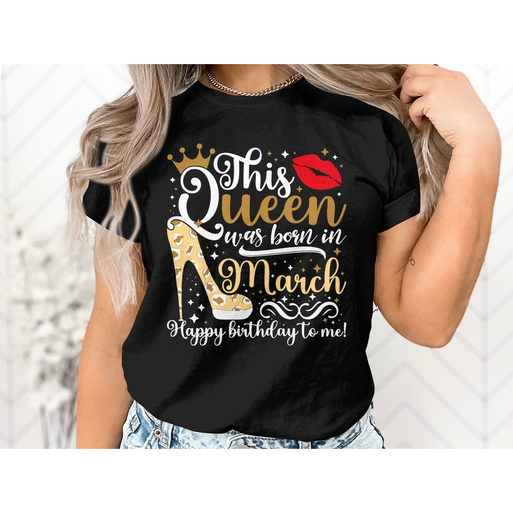March Birthday Queen Svg Png, This Queen Ws Born in March Svg, Leopard Women Birthday Party Lips Svg, March Queen File Cricut Design.jpg
