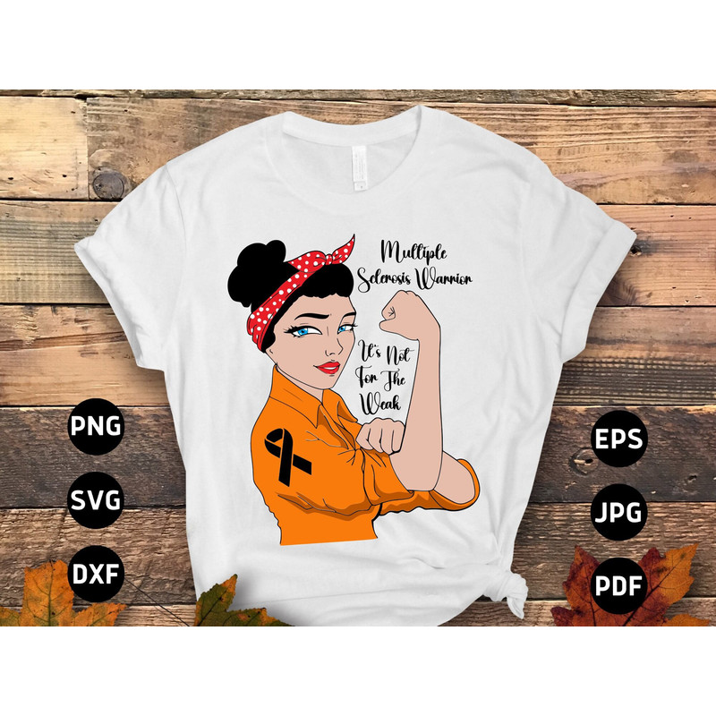 Multiple Sclerosis Awareness Svg Png, Multiple Sclerosis Warrior Svg, Orange Ribbon Svg, MS Support Cricut Cut File Sublimation Designs.jpg