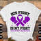 Alzheimer's Awareness Svg Png, His Fight is My Fight Svg, Purple Ribbon Alzheimer Support Cricut Sublimation Design.jpg