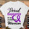 Alzheimer's Awareness Svg Png, Proud Daughter of an Alzheimer's Warrior Svg, Purple Ribbon Alzheimer Support Cricut Sublimation Design.jpg