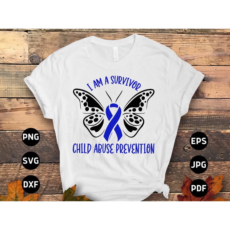 Child Abuse Awareness Svg Png, I Am a Survivor Child Abuse Prevention Svg, Blue Ribbon Svg, Child Abuse Prevention Cricut Sublimation Design.jpg