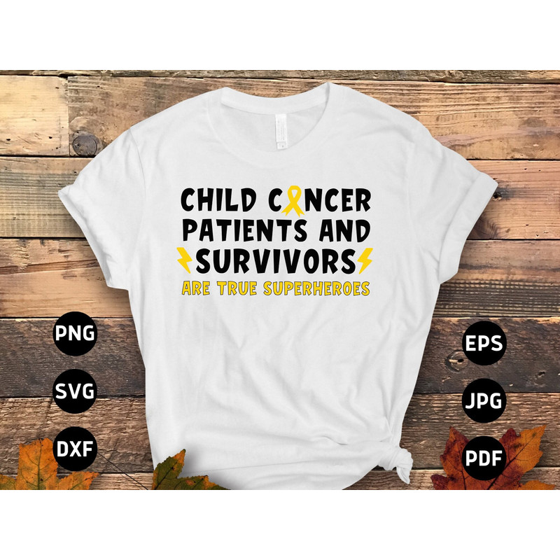 Childhood Cancer Awareness Svg Png, Child Cancer Survivor Svg, Pediatric Cancer Awareness Svg, Gold Ribbon Svg Cricut Sublimation.jpg