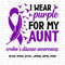 Crohn's Disease Awareness Svg Png, I Wear Purple for My Aunt Svg, Purple Ribbon Svg Cricut Sublimation Design.jpg