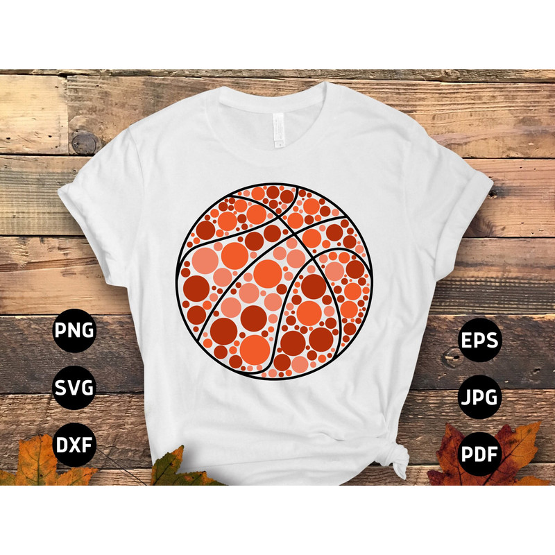 Dot Day Svg Png, Basketball Polka Dot Svg, Basketball player Gifts, International Dot Day 2023 Svg Cricut Cut File Sublimation Designs.jpg