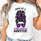 Dravet Syndrome Awareness Svg Png, Messy Bun Mom of A Dravet Syndrome Warrior Svg, Purple Ribbon Svg Cricut Sublimation Design.jpg