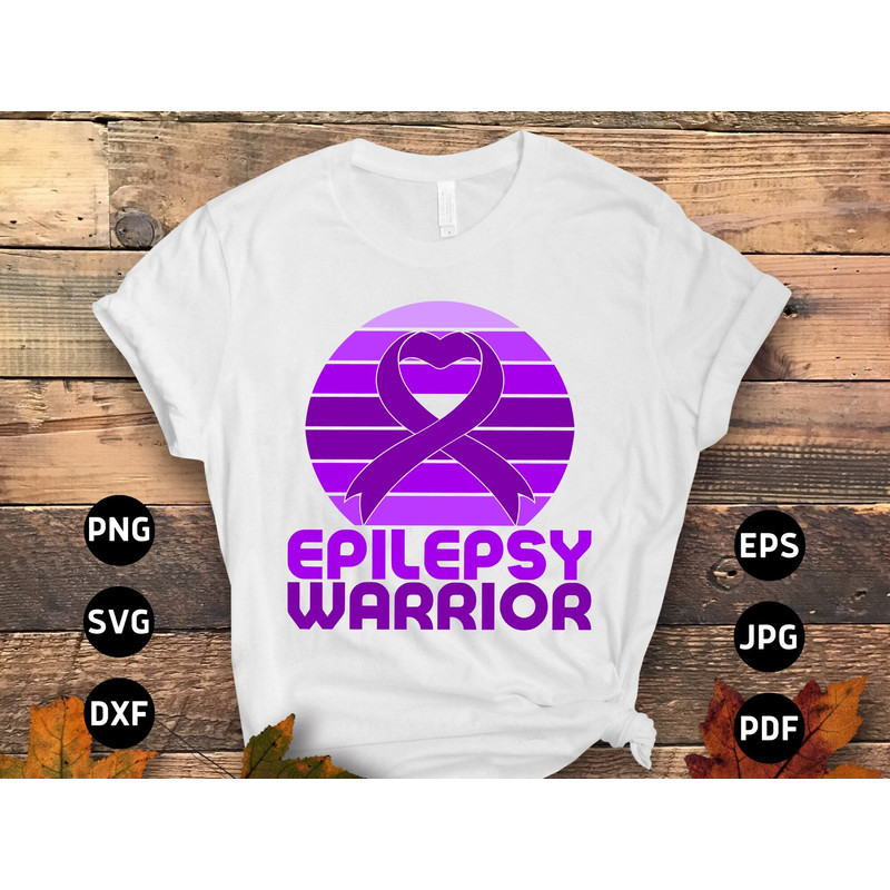 Epilepsy Warrior Svg, Epilepsy Awareness Svg Png, Purple Ribbon Svg Cricut Cut File Sublimation.jpg