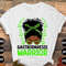 Gastroparesis Awareness Svg Png, Gastroparesis Warrior Afro Messy Bun Svg, Green Ribbon Svg, Gastroparesis Support Cricut Sublimation Design.jpg