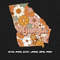 Georgia State Svg Png, Georgia Map Svg, Retro Georgia Flower Svg Cricut Cut File Silhouette Sublimation Design.jpg