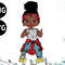 Hip hop Afro Black Girl Dancer Clipart Png Svg, African American Dancer Art Rapping Break Dance Birthday Party Svg Cricut Sublimation Design.jpg