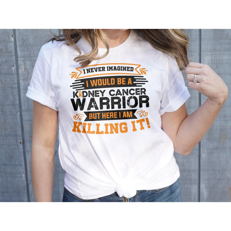 Kidney Cancer Awareness Svg Png, Kidney Cancer Warrior Svg, Orange Ribbon Svg Cricut Cut File Sublimation Design 1.jpg