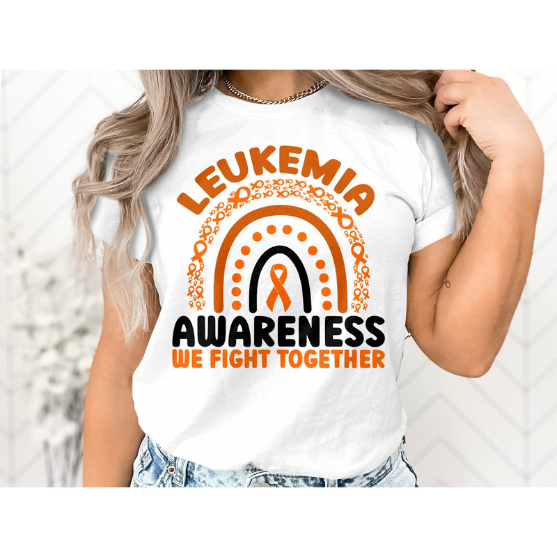 Leukemia Awareness Svg Png, We Fight Together Svg, Leukemia Cancer Orange Ribbon Svg Cricut Sublimation.jpg