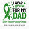Liver Cancer Awareness Svg Png, I Wear Green for My Dad Svg, Emerald Green Ribbon Svg, Liver Cancer Support Svg Cricut Sublimation Design.jpg