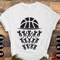 lung cancer awareness svg png, lung cancer basketball svg, white ribbon svg, lung cancer support svg cricut sublimation