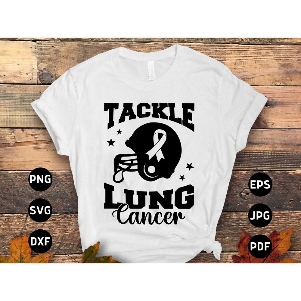 Lung Cancer Awareness Svg Png, Lung Cancer Football Svg, White Ribbon Svg, Lung Cancer Support Svg Cricut Sublimation Design.jpg