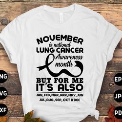 lung cancer awareness svg png, lung cancer svg, white ribbon svg, lung cancer support svg cricut sublimation design