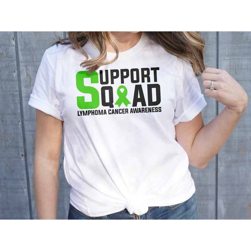 Lymphoma Cancer Awareness Svg Png, Support Squad Svg, Lymphoma Disease Svg, Green Ribbon Svg Cricut Sublimation.jpg